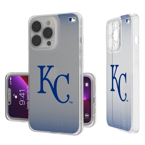 Kansas City Royals Linen Logo iPhone Clear Case