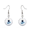 thumbnail image 1 of Kansas City Royals Swarovski Pick Off Earrings, 1 of 1