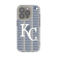 thumbnail image 1 of Kansas City Royals Text Backdrop Clear iPhone Case, 1 of 7
