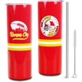 thumbnail image 1 of Kansas City Tumbler Cup Football Tumbler with Flip Lid and Straw - Kansas City Gifts for Men -Insulated Stainless Steel Cup Travel Mug -Fans Gift 20 OZ Coffee Travel Mug, 1 of 6