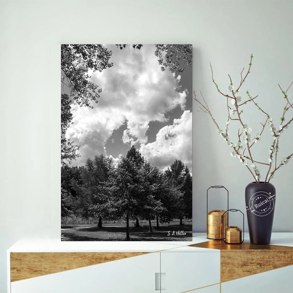 Kansas Clouds By Photographer Steven A. Heller - 16"X20" Canvas