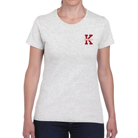 Kansas College Style Retro Sport T-Shirt Women -Image by Shutterstock, Female Small