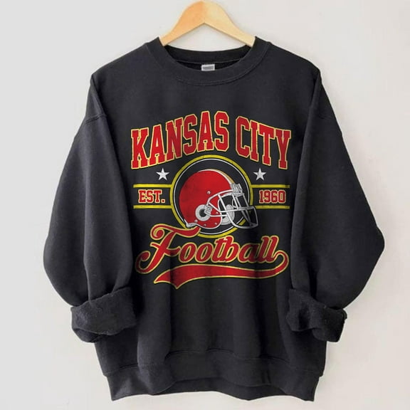 Kansas Football City Sweatshirt, Game Day Shirt, Football Fan Gift