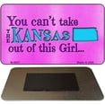 thumbnail image 1 of Kansas Girl Novelty Metal Magnet M-9807 3.5" x 2" Magnet (M), 1 of 1