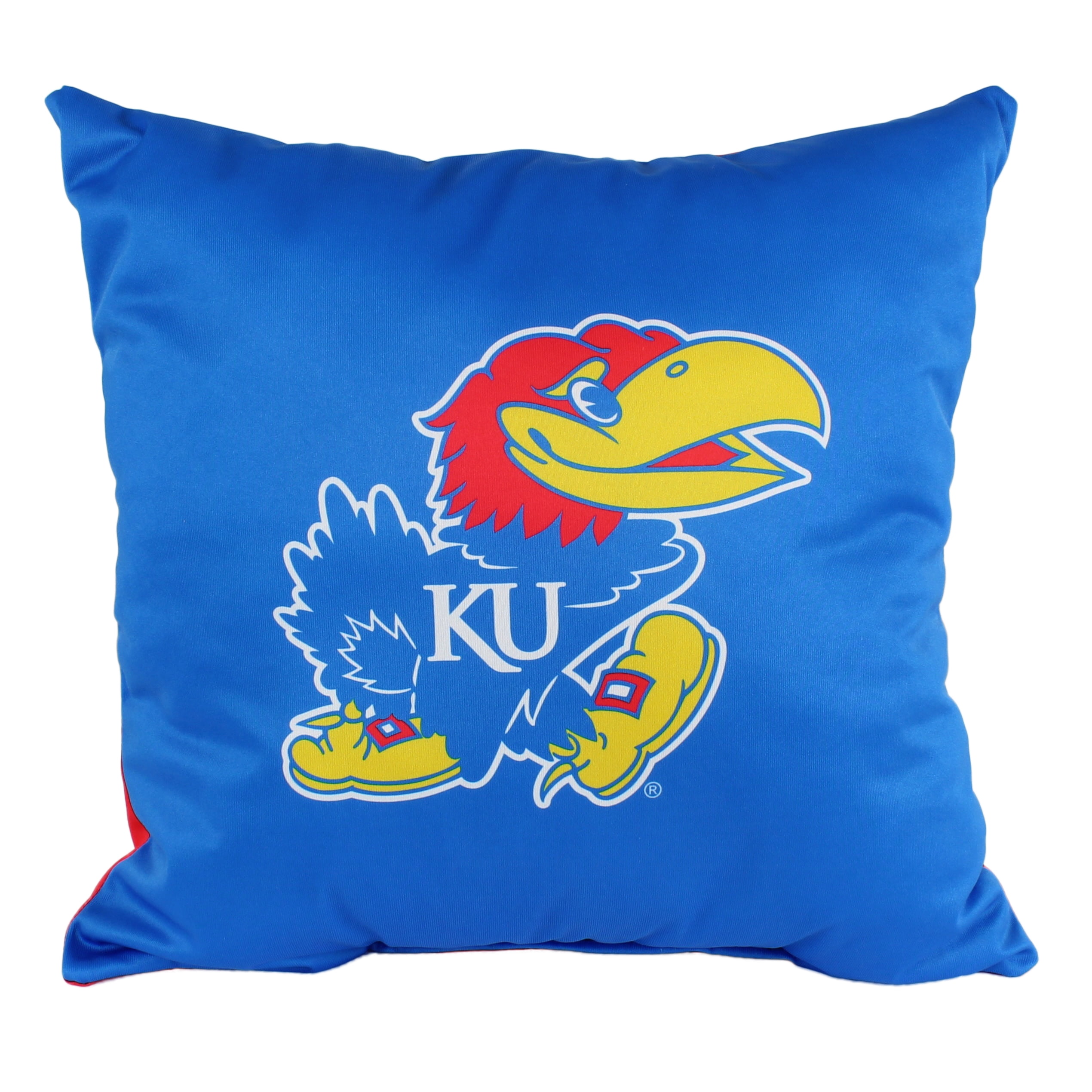 Kansas Jayhawks 16 inch Reversible Decorative Pillow