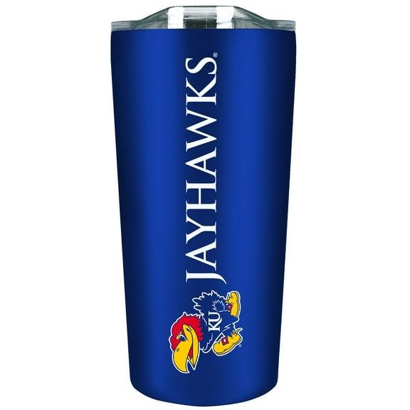 Kansas Jayhawks 18oz. Stainless Soft Touch Tumbler