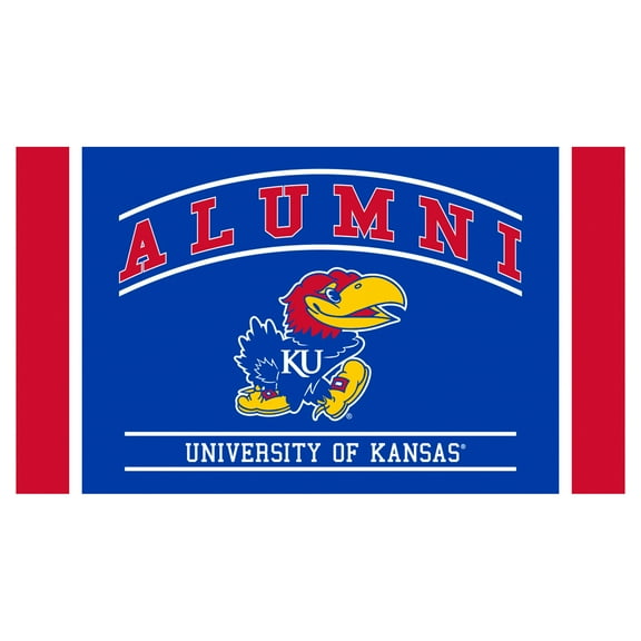Kansas Jayhawks 28" x 16" Alumni Turf Door Mat