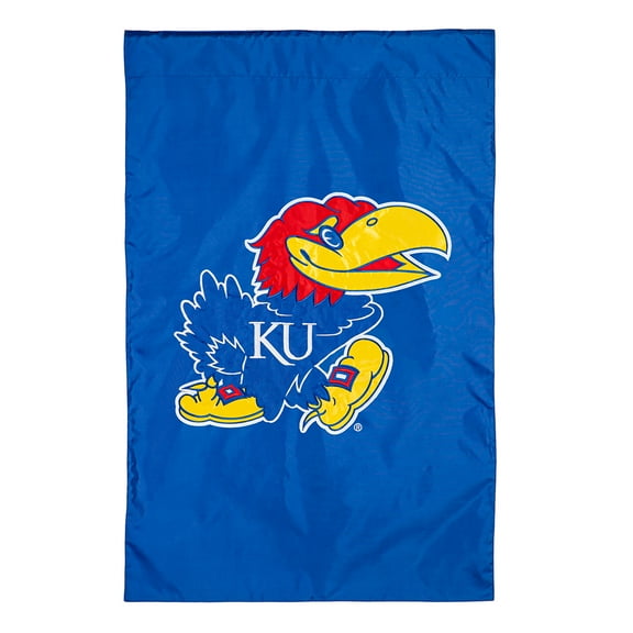 Kansas Jayhawks 28" x 44" Double-Sided Garden Flag