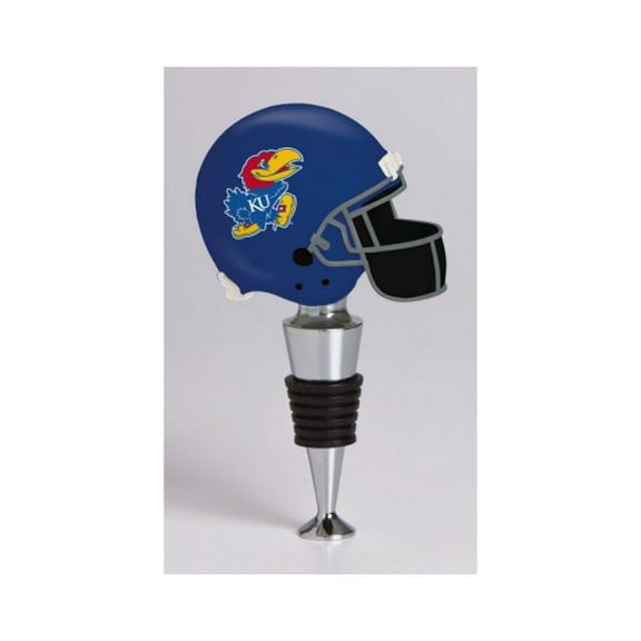 Kansas Jayhawks Football Helmet Wine Bottle Stopper