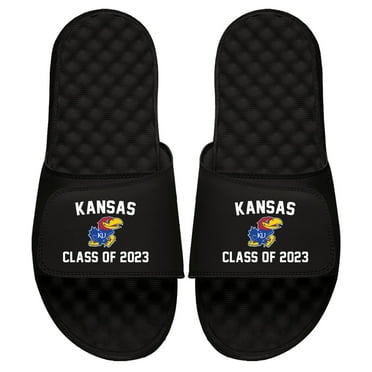 Kansas Jayhawks ISlide Class of 2023 Slide Sandals - Black