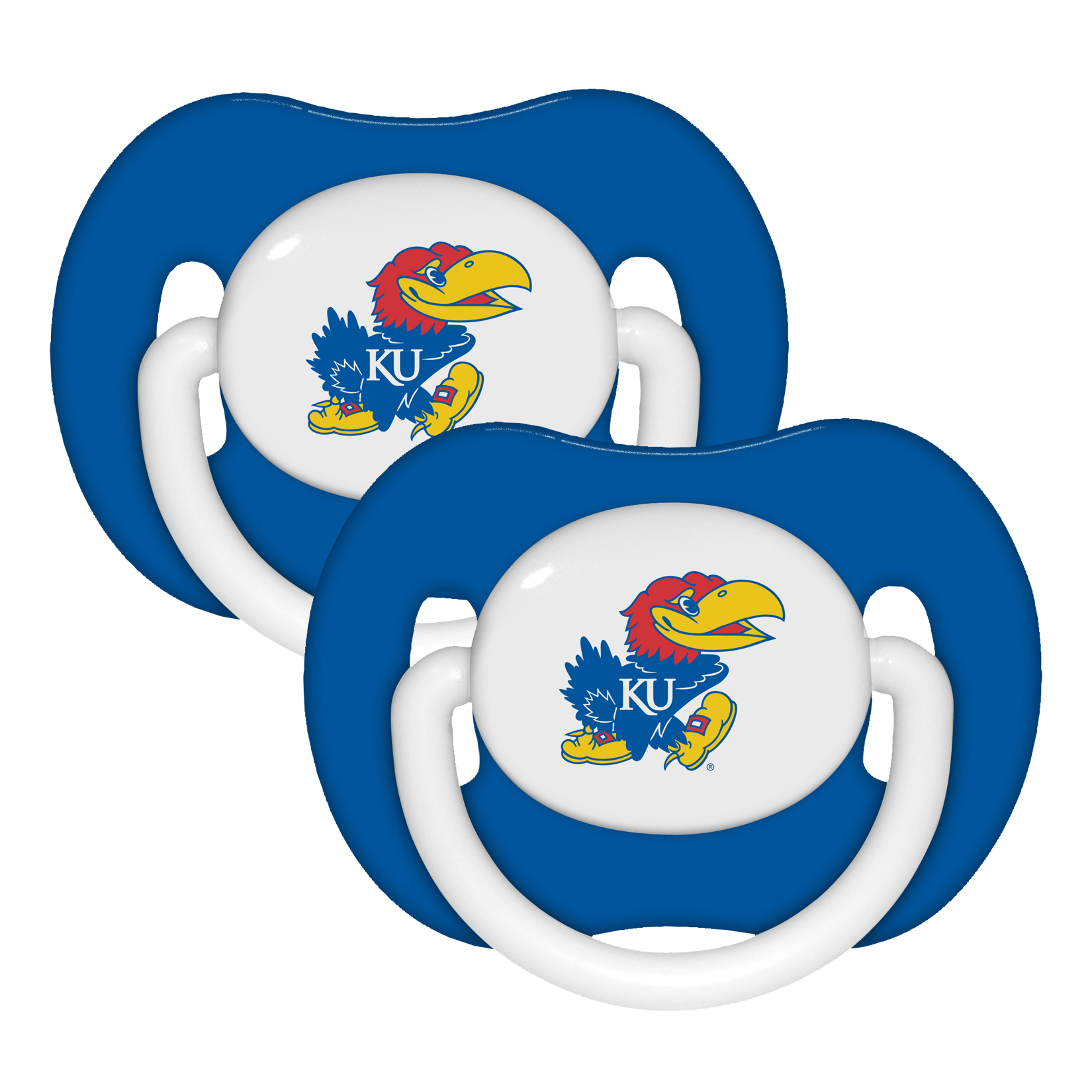 Kansas Jayhawks Pacifier 2 Pk - Walmart.com