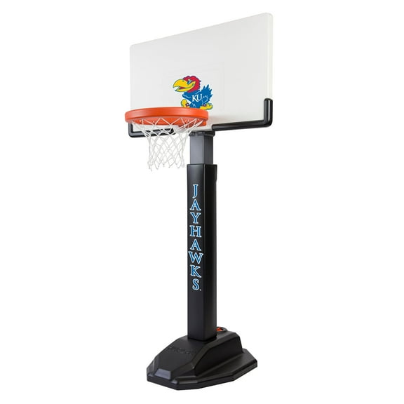 Kansas Jayhawks Team Adjustable Basketball Set