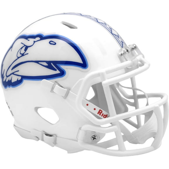 Kansas Jayhawks White Riddell NCAA Speed Mini Helmet