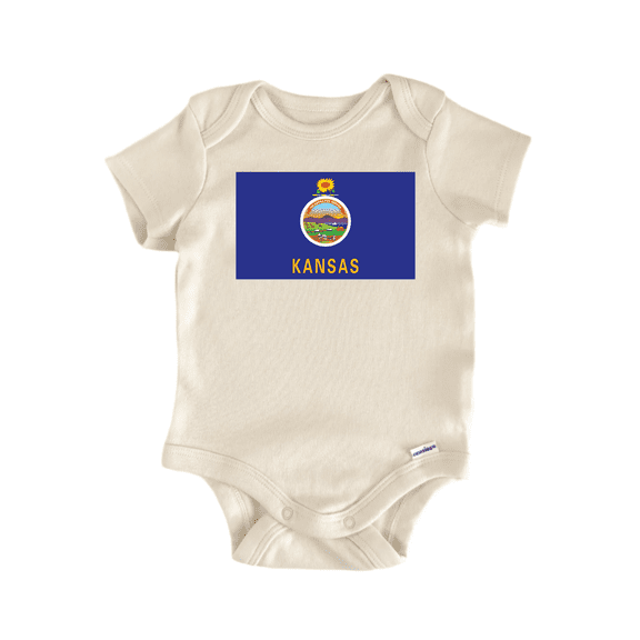 Kansas Newborn Baby Bodysuit
