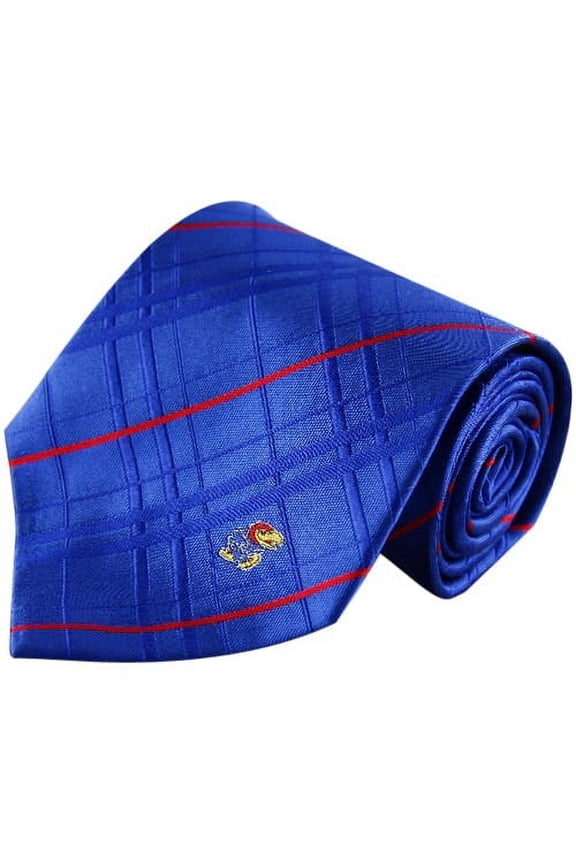 Kansas Jayhawks Royal Blue Oxford Woven Tie