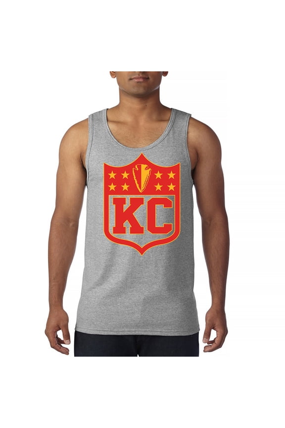 Kansas Shield Men's Tank Top Champions Game Day Fantasy Football K.C. Fan