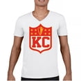 thumbnail image 1 of Kansas Shield Men's V-Neck T-shirt Champions Game Day Fantasy Football K.C. Fan, 1 of 7