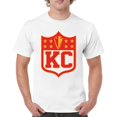 thumbnail image 1 of Kansas Shield T-shirt Champions Game Day Fantasy Football K.C. Fan Men's Tee, 1 of 7