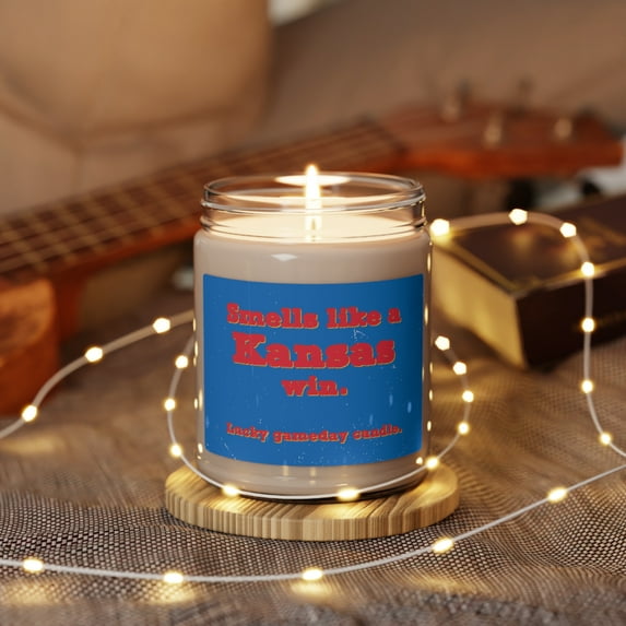 Kansas - "Smells Like a Kansas Win" Scented Candle