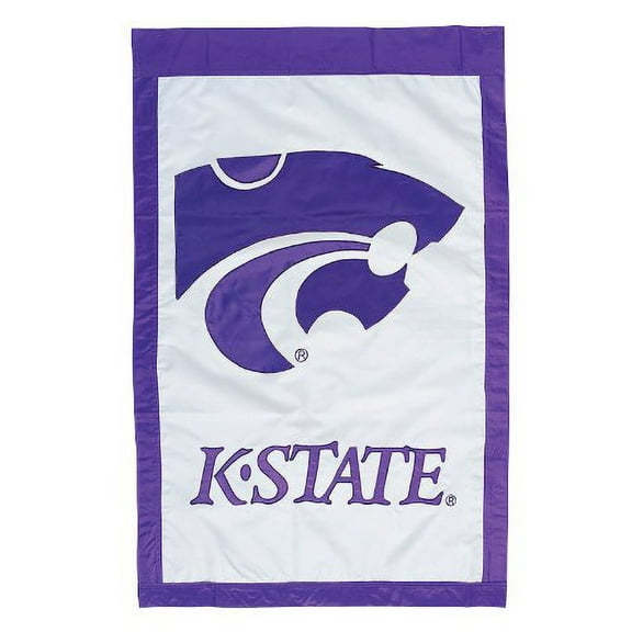 Kansas State 28x44 Indoor Outdoor Hand Crafted Banner Flag - Double (2) Sided