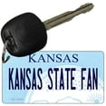thumbnail image 1 of Kansas State Fan Novelty Metal Key Chain KC-12781 3" x 1.5" Key Chain (KC), 1 of 1