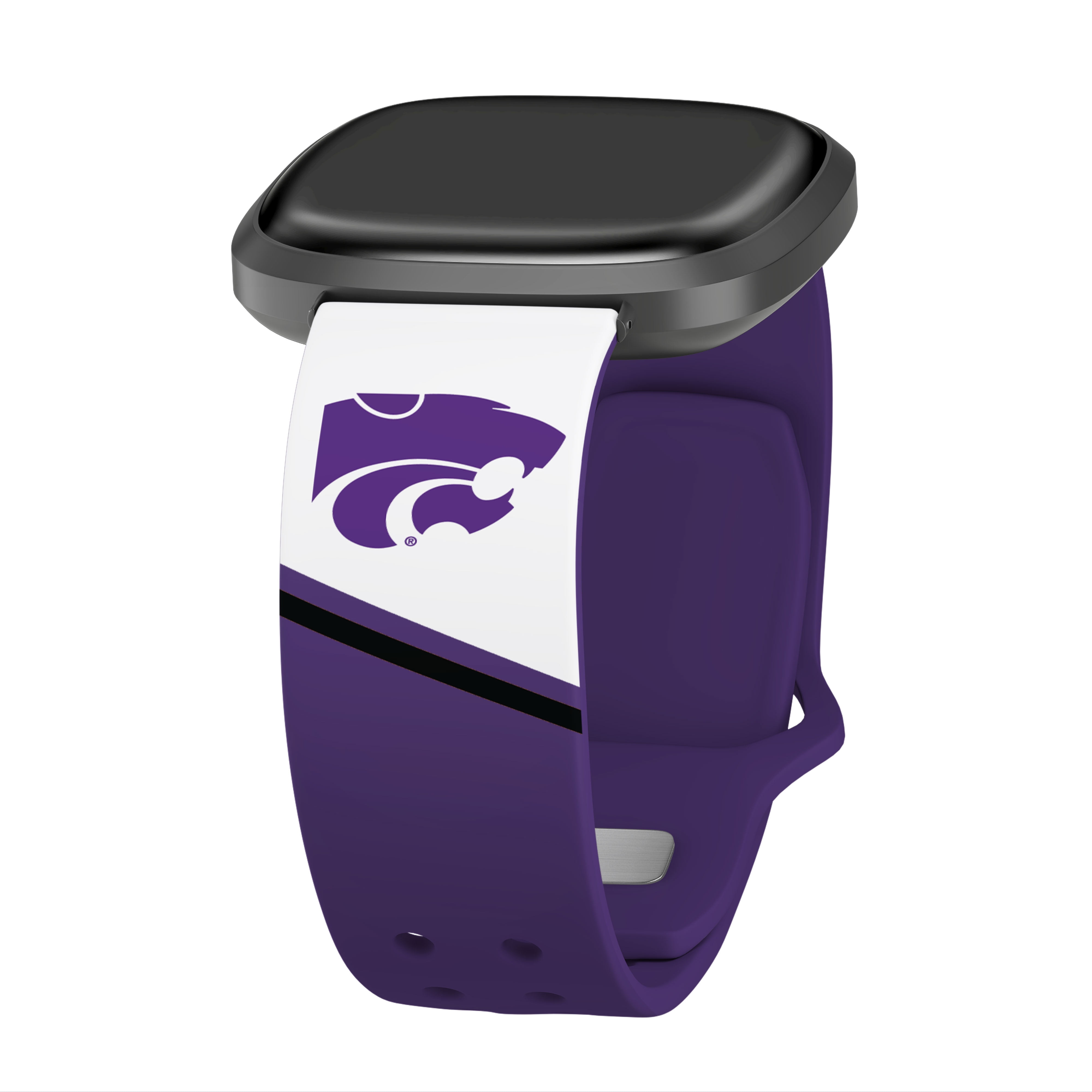 Kansas State HD Champion Series Unisex Watch Band for FitBit Versa 3 & Sense (Long)