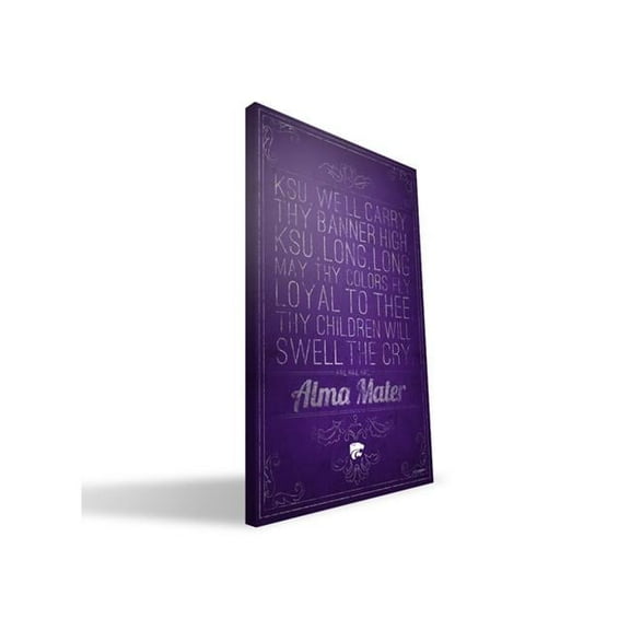 Kansas State Song 24x36 Canvas