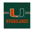 thumbnail image 1 of Miami Hurricanes 12" x 12" Wood Wall Sign, 1 of 3