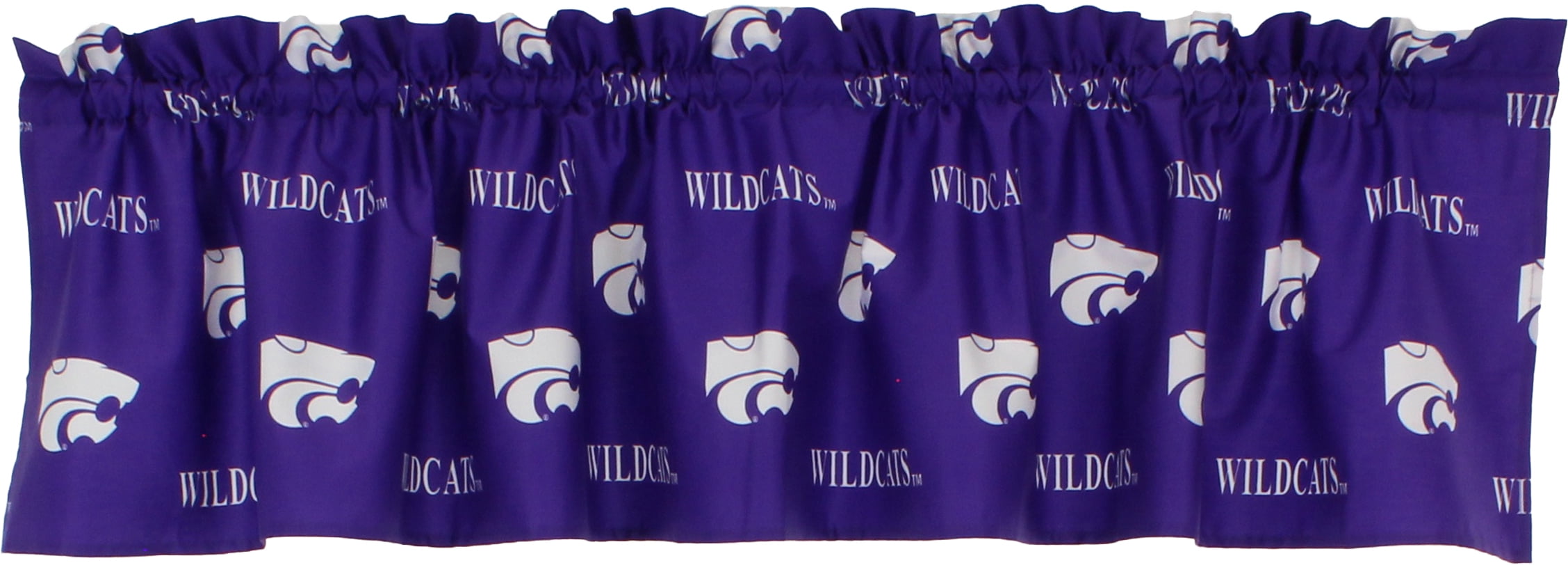 Kansas State Wildcats 100% Cotton, 84" x 15" Curtain Valance, 1 Panel