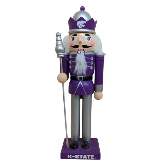 Kansas State Wildcats 12" Wooden Nutcracker Statue