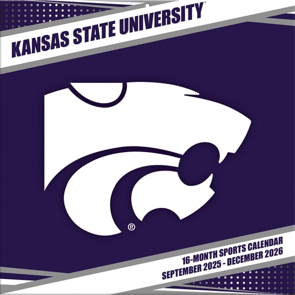 Kansas State Wildcats 12- x 12- 2026 Team Wall Calendar