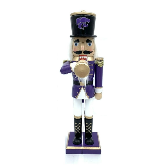 Kansas State Wildcats 14" Bugler Nutcracker