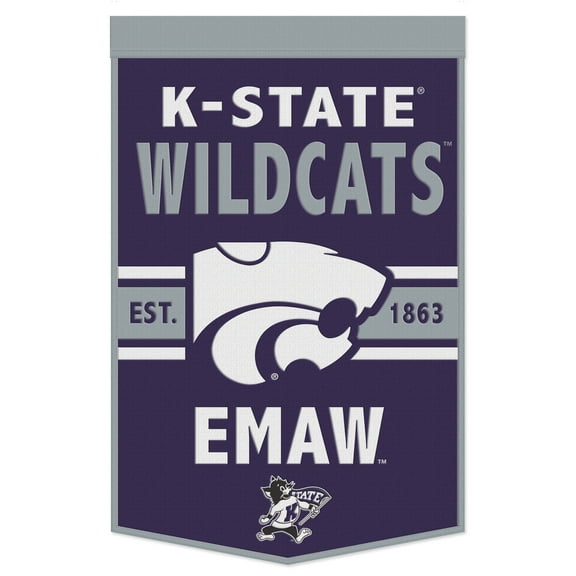 WinCraft Kansas State Wildcats 24" x 38" Primary Logo Banner