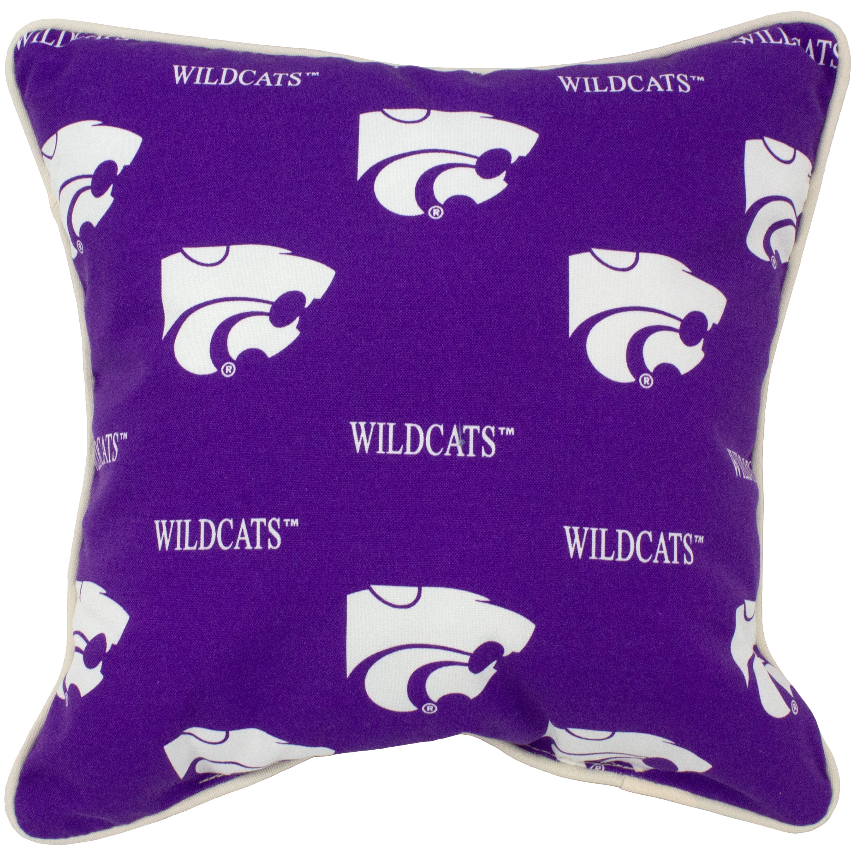 Kansas State Wildcats College Covers Indoor or Outdoor Decorative Pillow 16 in x 16 in