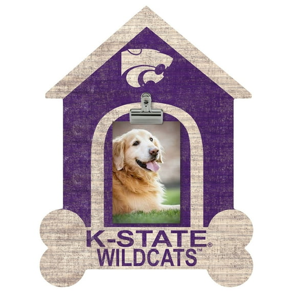 Kansas State Wildcats Dog Bone House Clip Frame