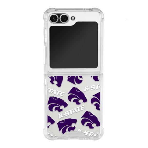 Kansas State Wildcats HD Phone Case for Samsung Galaxy Z Flip6 (Scattered) by Affinity Bands