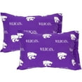 thumbnail image 1 of Kansas State Wildcats Pillowcase Pair, Standard, 20" x 30" (2 Standard Pillowcases), 1 of 8