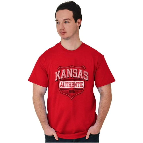 Kansas Student Pride Gameday Cool Plus Size Crewneck Graphic Tee Shirt Brisco Brands 3X