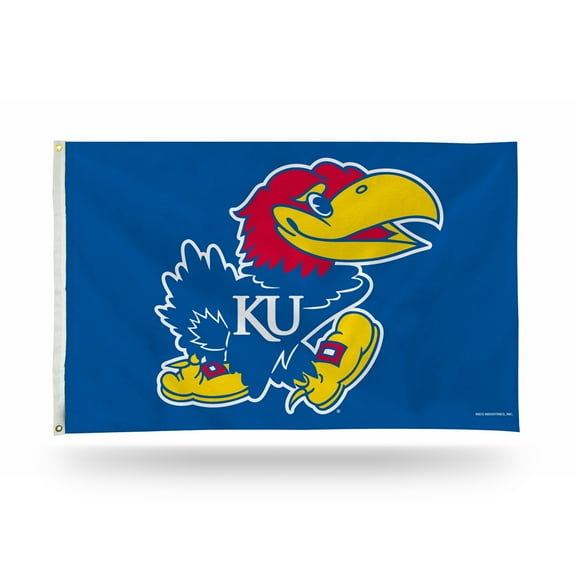 Kansas Univ KU Indoor / Outdoor 3x5 Banner Flag