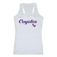 thumbnail image 1 of Kansas Wesleyan University Coyotes Script Tank Top, White - Small, 1 of 1
