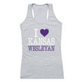 thumbnail image 1 of Kansas Wesleyan University Coyotes Women I Love Tank Top, Heather Grey - Extra Large, 1 of 1