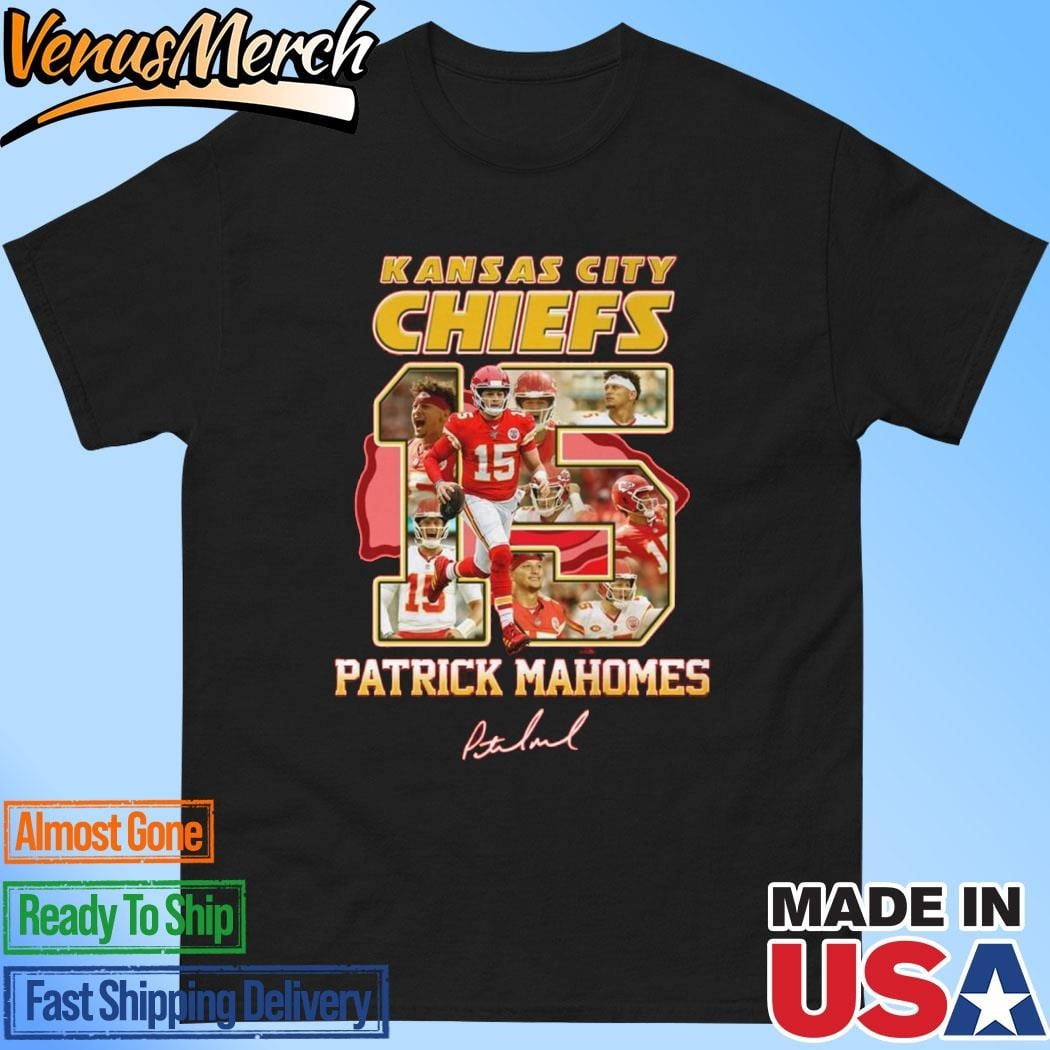 Kansascitychiefspatrickmahomes15signatureshirt