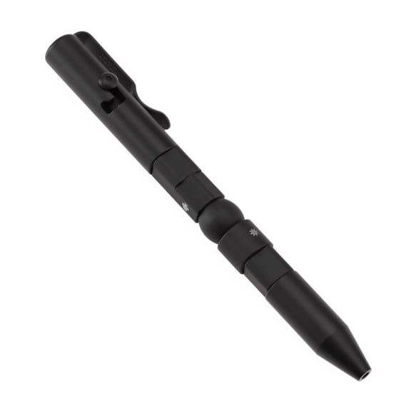 Kansept Customizer Titanium BoltAction Pen,Black Anodized Titanium with Viking Pattern Designed by Kevin Passon,G013P2