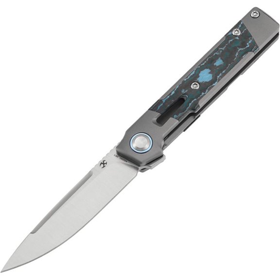 Kansept Knives Kitpu Framelock Arctic Storm CPM-20CV titanium