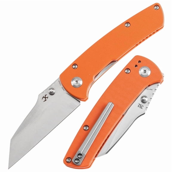 Kansept Main Street Fold Knife Satin 154CM Blade,G10 Handle,Pinkerton Knives Designers,T1015E6
