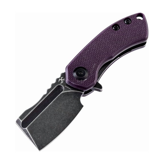 Kansept Mini Korvid Folding Pocket Knife 1.45'' 154CM Blade,Purple G10 Handle,T3030A3