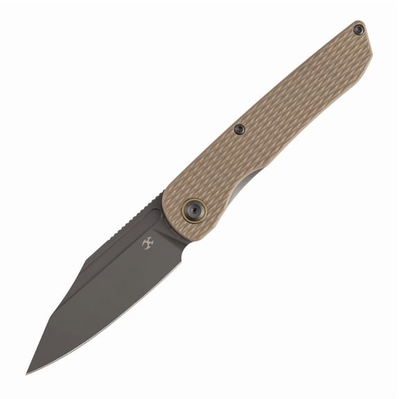 Kansept Nettle,Liner Lock 3.28" 154CM Blade,Light Sand G10 with Diamond Pattern,case knife with pocket clip,Small EDC Knife,T1103A5