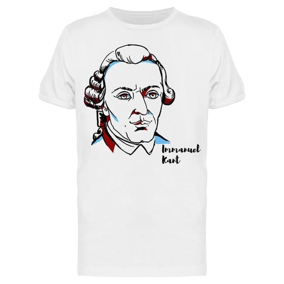 Kant Engraved Portrait Tee Men's -Image by Shutterstock