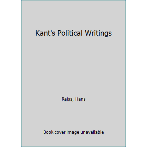 Pre-Owned Kant's Political Writings (Paperback) 0521292123 9780521292122