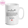 thumbnail image 1 of Kantaco Custom Name Mug, Soulmate Definition Mug, Soulmate Mug, Soulmate Gifts, Gifts For Soulmate, Soulmate Gifts For Her, 1 of 6